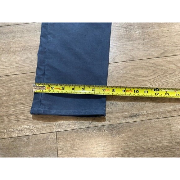 Lululemon Tech Canvas ABC Mens 32X32 Slim Stretch Desert Blue LM5AQIS Pants - Picture 5 of 9